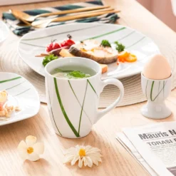 VEWEET Porzellan Tafelservice 'Aviva' 100-teilig Set, Kombiservice Mit Dessertteller, Speiseteller, Suppenteller, Müslischalen, Kaffeebecher, Kaffeetassen Set, Eierbecher, Milch- Und Zuckerset 14 VEWEET Porzellan Tafelservice 'Aviva' 100-teilig Set, Kombiservice Mit Dessertteller, Speiseteller, Suppenteller, Müslischalen, Kaffeebecher, Kaffeetassen Set, Eierbecher, Milch- Und Zuckerset -Küchenutensilien ca6b15f33907e39ed58dd512990fb84c