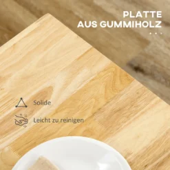 HOMCOM Küchenwagen, Rollwagen, Küchenschrank Mit Arbeitsplatte Aus Gummiholz, Trolley, Beistellwagen Auf Rollen, Servierwagen Mit Schublade, Werkzeugkasten Für Küche, Weiß, 89 X 48 X 89 Cm -Küchenutensilien cb514628f9a73c69468601e5a5ab0c2f