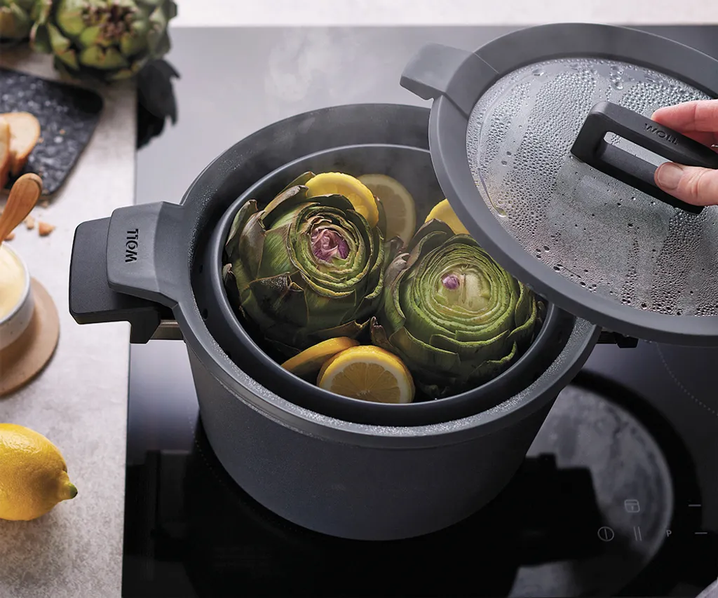 Woll Concept Plus Topf-Set 5-tlg. 4x Töpfe, 1x Sieb Induktion 11 Woll Concept Plus Topf-Set 5-tlg. 4x Töpfe, 1x Sieb Induktion – Bild 9