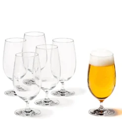 LEONARDO 061451 Ciao+ Biertulpe, Glas, 410ml, H 16cm, Klar (6 Stück) -Küchenutensilien d9e81cbe23aedc304e5fb0a68c5c51e0