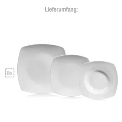 Sänger SÄNGER Porzellan Geschirrset Markant, Tafelservice 18 Teilig Für 6 Personen 15 Sänger SÄNGER Porzellan Geschirrset Markant, Tafelservice 18 Teilig Für 6 Personen -Küchenutensilien dced8a97264502de4f89befa7c0c5a30