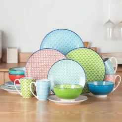 Vancasso Macaron Porzellan Kombiservice, 16 Teilig Geschirrset, Mit Je 4 Speiseteller, Dessertteller, Müslischalen Und Kaffeebecher Für 4 Personen 15 Vancasso Macaron Porzellan Kombiservice, 16 Teilig Geschirrset, Mit Je 4 Speiseteller, Dessertteller, Müslischalen Und Kaffeebecher Für 4 Personen -Küchenutensilien e07ccb790904ff609fbadb2f72da36bf