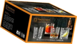 Nachtmann Whiskybecher Bossa Nova 330ml, Klar (4er Pack) -Küchenutensilien e4739bb203c6ae314cdaa873c845b8a8