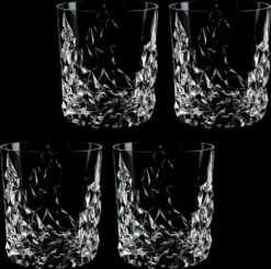 Nachtmann Whiskybecher Sculpture 365ml, Klar (4er Pack) -Küchenutensilien e68f0bc7e6767e77009a37f0ac0b868f