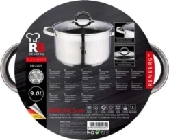 Bergner Kasserolle Mit Deckel 28 Cm -Küchenutensilien f35ba9f67819f6f04fb8b6b35a4a0654