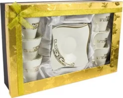 12-teiliges Medusa Mäander Kaffeeservice Mit Goldschliff Kaffeetassen Für 6 Personen 6 Tassen + 6 Untertassen Weiß-Gold Genießen Servieren Kaffee 13 12-teiliges Medusa Mäander Kaffeeservice Mit Goldschliff Kaffeetassen Für 6 Personen 6 Tassen + 6 Untertassen Weiß-Gold Genießen Servieren Kaffee -Küchenutensilien f387cbf7af524789870ff9b9fe412709