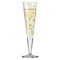 Goldnacht Champagnerglas #2 Von Sibylle Mayer -Küchenutensilien f58edb6e1013848c5c1dfa5cc9c22861