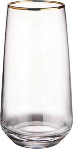 BUTLERS TOUCH OF GOLD 6x Longdrinkgläser Mit Goldrand 480ml -Küchenutensilien f9b130f831ae75e5159d42190a633bc2