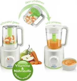 PHILIPS AVENT AVENT 2-in-1 Babynahrungszubereiter -Küchenutensilien fe50e5effb243890a01d0f7df25c1ddc
